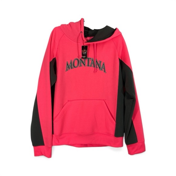MONTANA WILD WEAR HOODIE WOMENS XL HOT PINK NEW!! - Picture 3 of 7